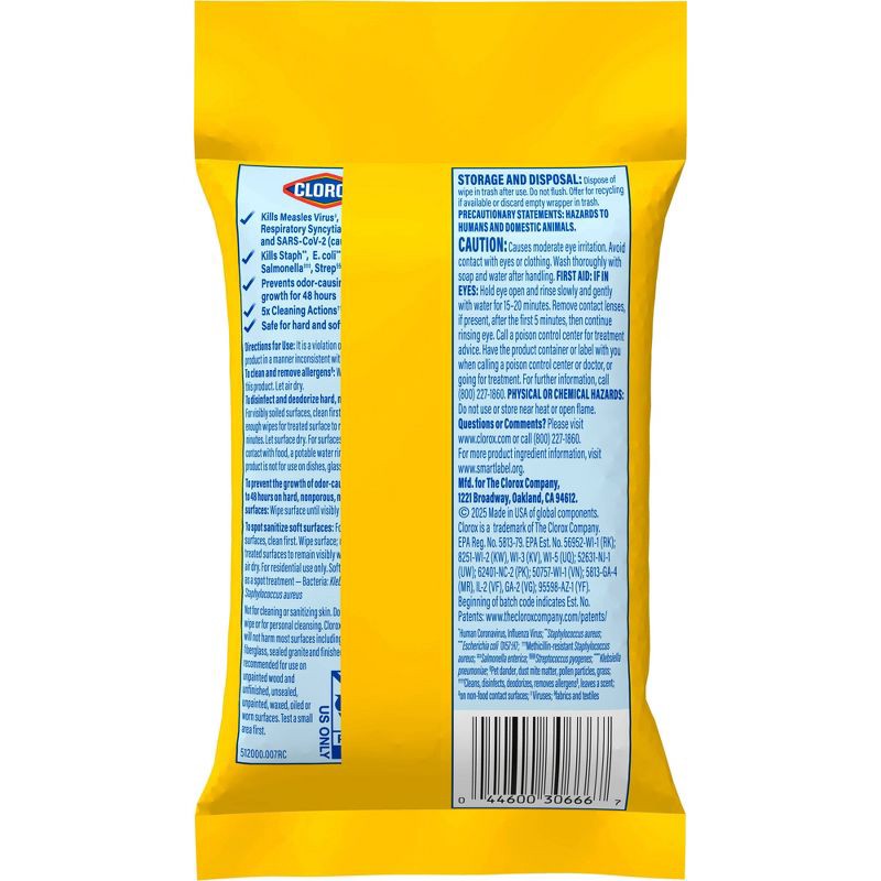 slide 11 of 21, Clorox To Go Citrus Disinfecting Wipes - 9ct, 9 ct