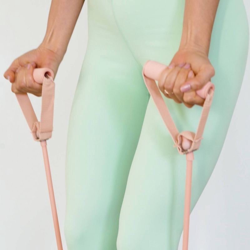 slide 5 of 7, Blogilates 3pk Resistance Bands - Pink/Green/Orange, 3 ct