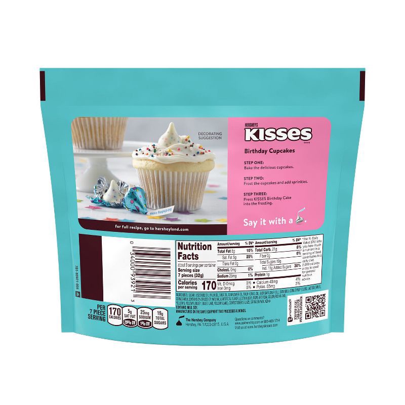 slide 3 of 7, HERSHEY's Birthday Cake Kisses Share Size - 10oz, 10 oz