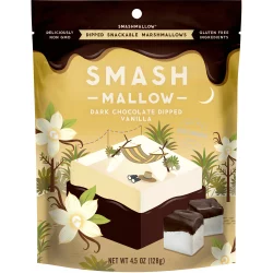 Smashmallow Chocolate Dipped Vanilla Marshmallow - 4.5oz