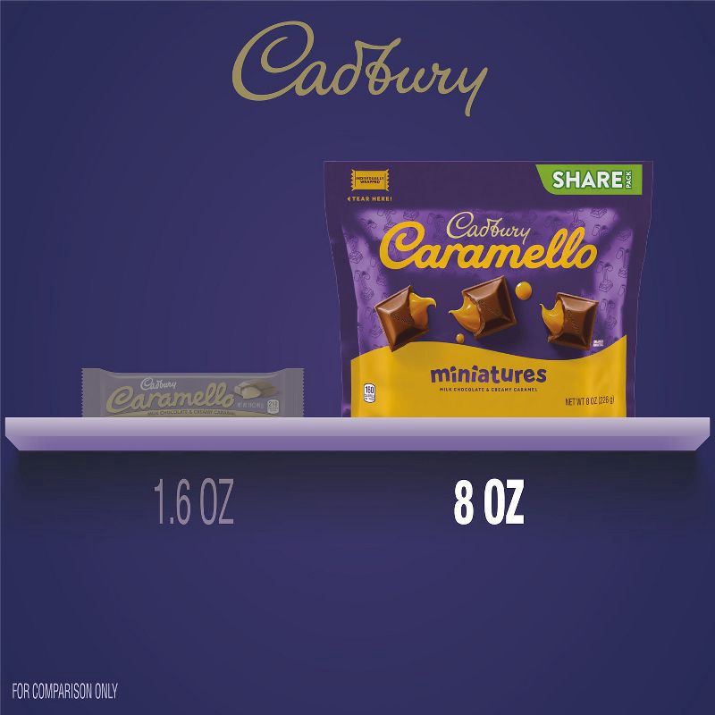 slide 7 of 7, Hershey's Cadbury Caramello Candy Share Size Bag - 8oz, 8 oz