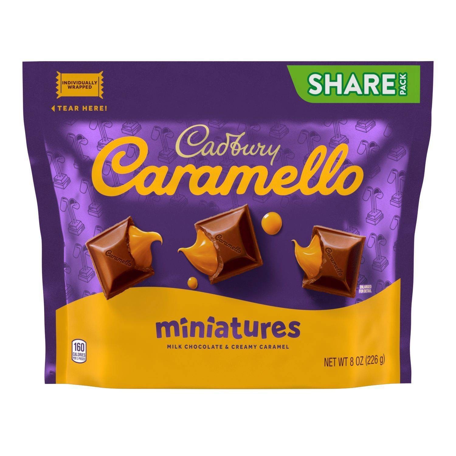 slide 1 of 10, Hershey's Cadbury Caramello Share Size Bag - 8oz, 8 oz