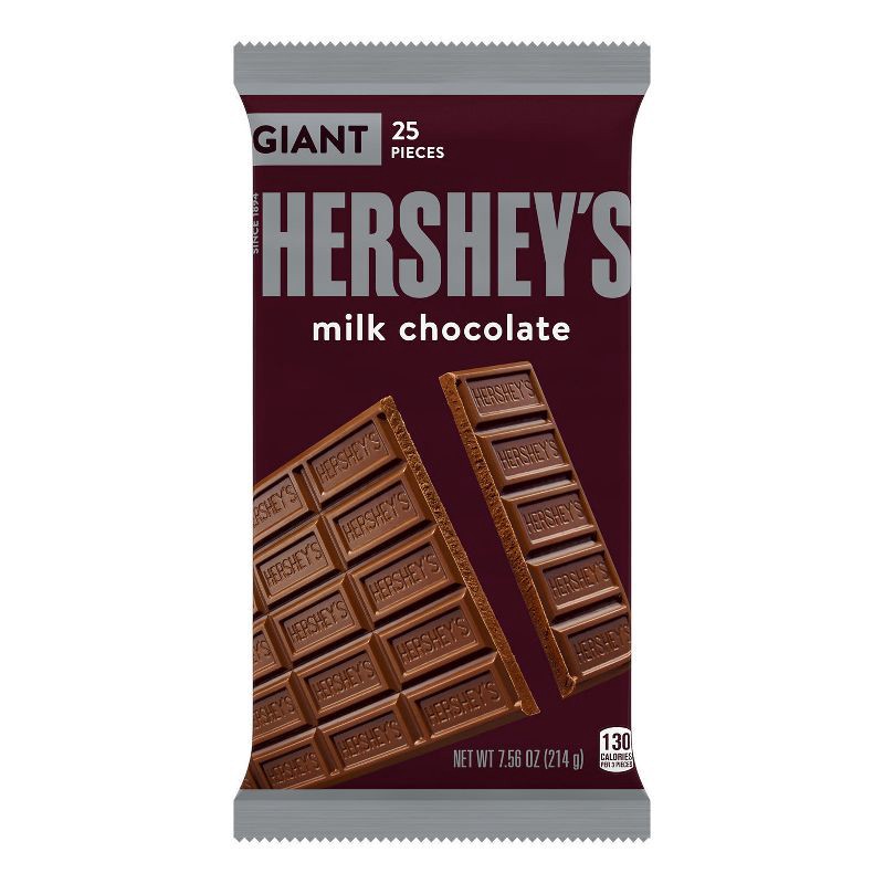 slide 2 of 7, Hershey's Milk Chocolate Giant Candy Bar - 7.56oz, 7.56 oz