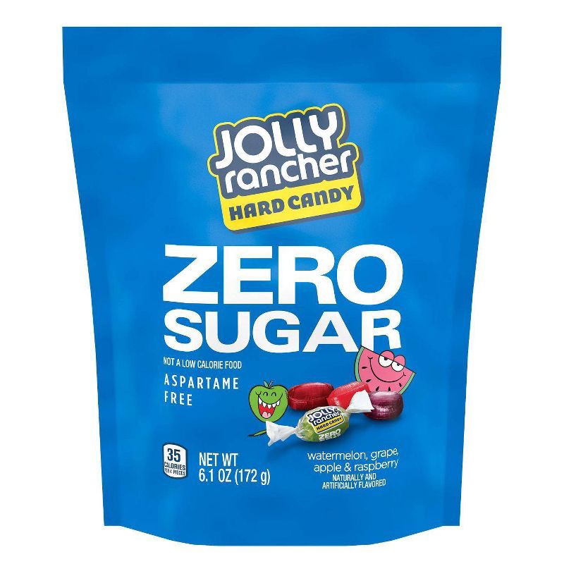 slide 2 of 7, Jolly Rancher Zero Sugar Assorted Fruit Flavored Hard Candy - 6.1oz, 6.1 oz