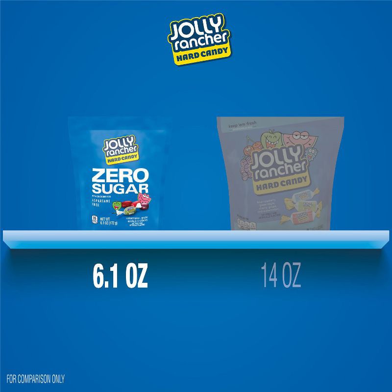slide 6 of 6, Jolly Rancher Sugar Free Candy Pouch - 6.1oz, 6.1 oz