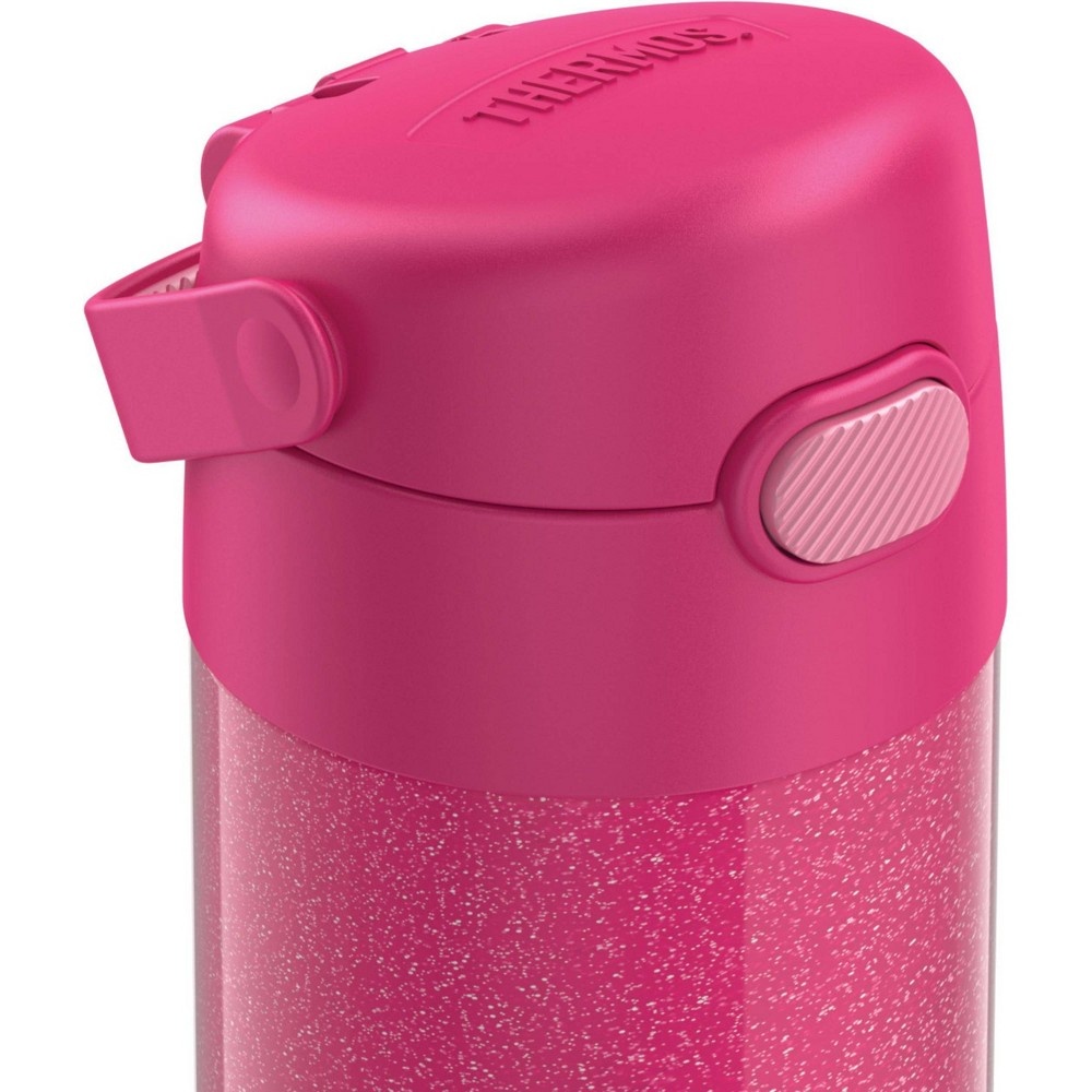 slide 5 of 8, Thermos 12oz FUNtainer Water Bottle - Pink Glitter, 1 ct