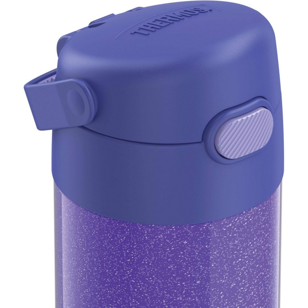 slide 5 of 8, Thermos FUNtainer Water Bottle - Purple Glitter, 12 oz