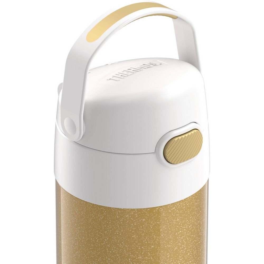 slide 4 of 8, Thermos FUNtainer Water Bottle - Gold Glitter, 12 oz