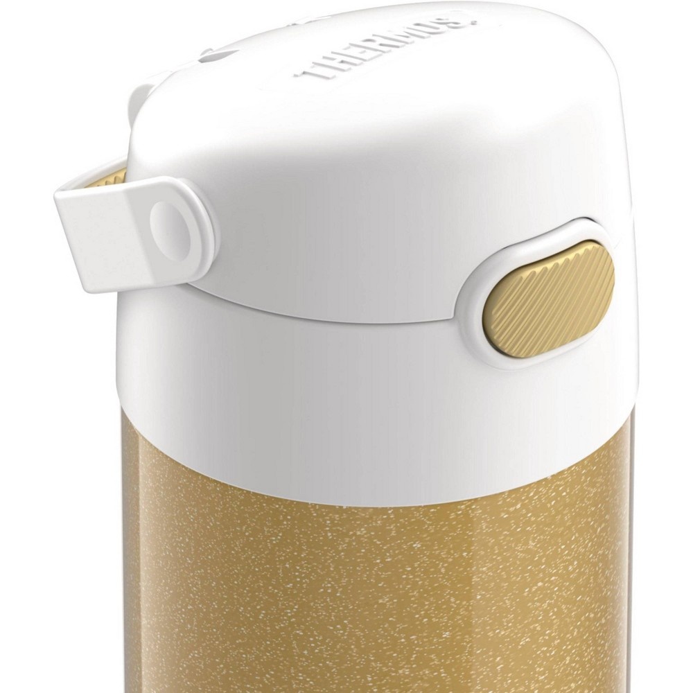 slide 5 of 8, Thermos FUNtainer Water Bottle - Gold Glitter, 12 oz