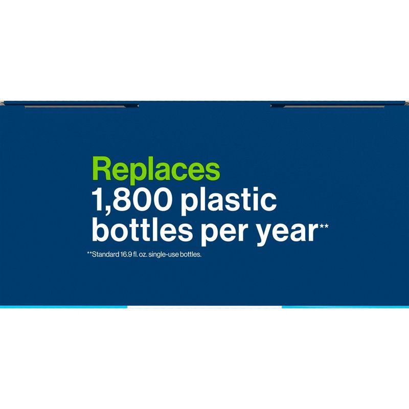 slide 9 of 15, Brita 2ct Replacement Water Filters for Brita Tap Faucet Mounts - Chrome: Reduces Odors, Lead & Chlorine, 2 ct