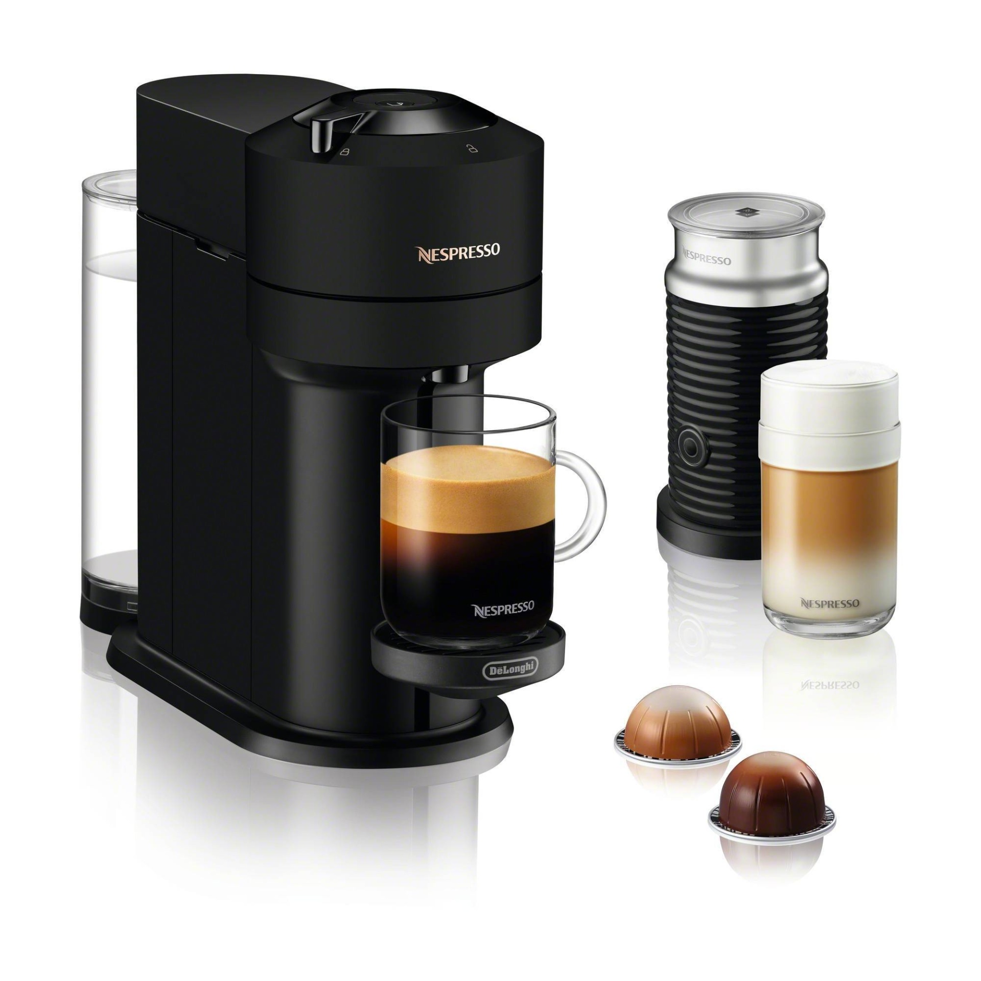 slide 1 of 5, Nespresso Vertuo Next Coffee and Espresso Machine Bundle by De'Longhi - Black Matte, 1 ct