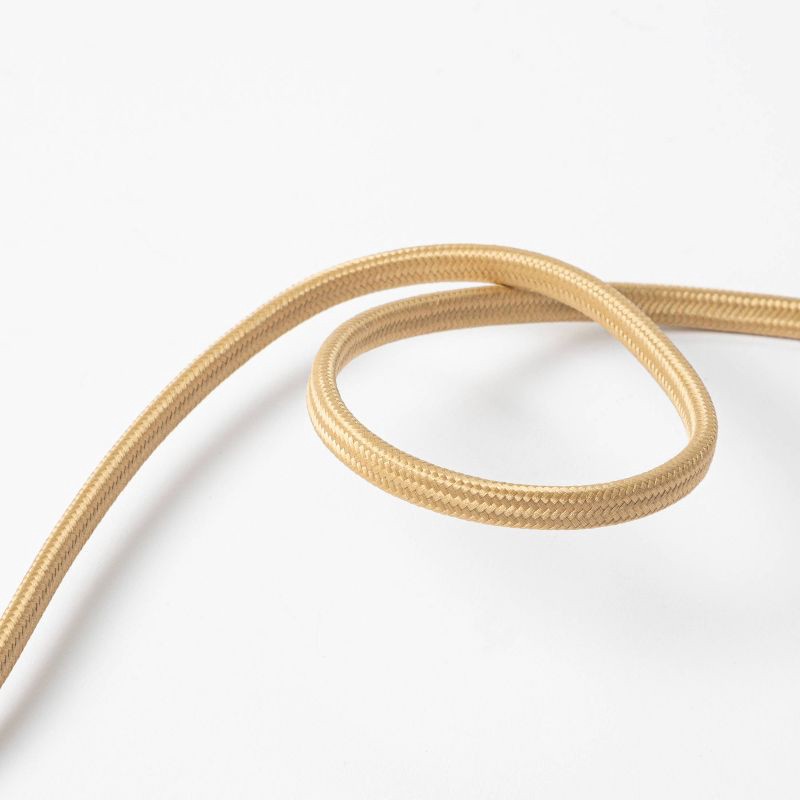 slide 6 of 11, Threshold designed w/Studio McGee 16"x14" Medium Faux Wood Table Lamp Brown - Threshold™ designed with Studio McGee, 1 ct