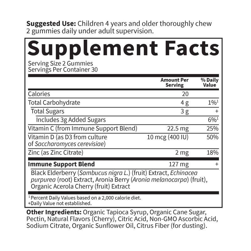 slide 2 of 9, Garden of Life Dr. Formulated Kids Elderberry Gummies - 60ct, 60 ct