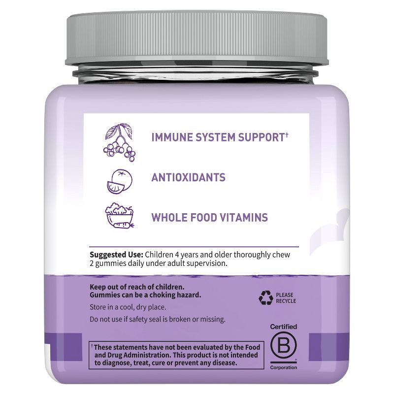 slide 3 of 9, Garden of Life Dr. Formulated Kids Elderberry Gummies - 60ct, 60 ct