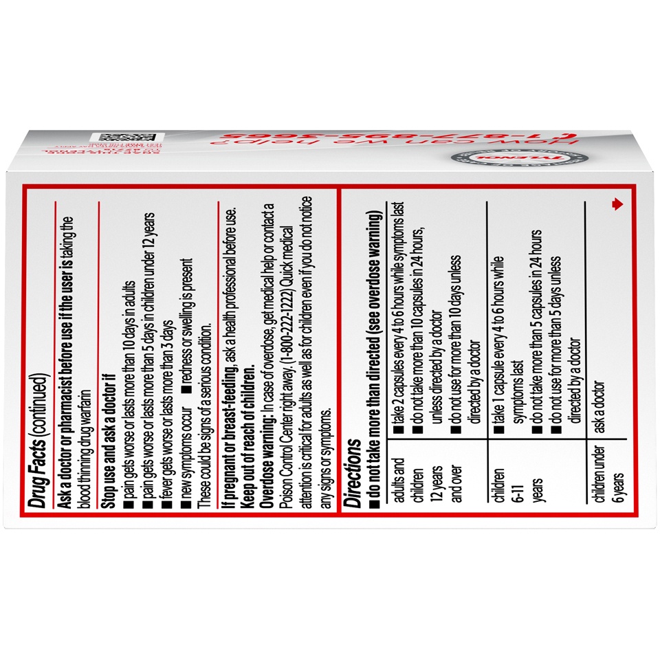 slide 3 of 6, Tylenol Regular Strength Liquid Gels with 325 mg of Acetaminophen, Pain Reliever & Fever Reducer in Liquid-Filled Capsules, 20 ct, 20 ct