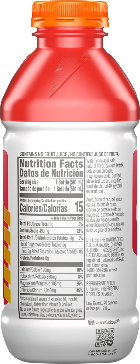 slide 6 of 10, Gatorlyte Zero Sugar Electrolyte Beverage Fruit Punch 20 Fl Oz, 20 fl oz