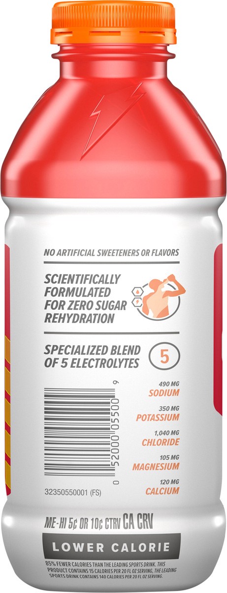 slide 3 of 10, Gatorlyte Zero Sugar Electrolyte Beverage Fruit Punch 20 Fl Oz, 20 fl oz