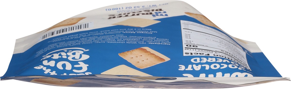 slide 5 of 13, Just the Fun Bite Mini White Chocolate Covered Butter Biscuits 3.53 oz, 3.53 oz