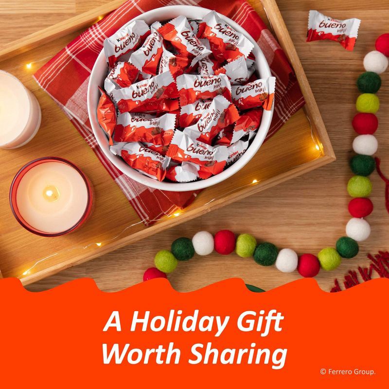 slide 7 of 7, Kinder Bueno Minis Candy Family Pack - 9.5oz, 9.5 oz