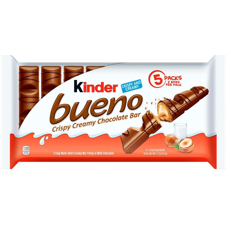 slide 1 of 7, Kinder Bueno Chocolate Candy Multipack - 7.5oz, 7.5 oz