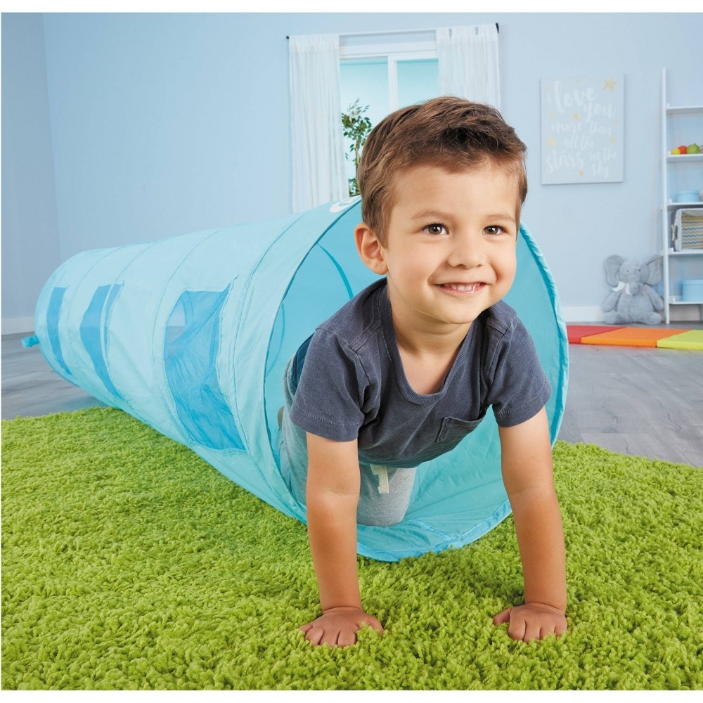 slide 3 of 7, Little Tikes Kids' 6' Indoor & Outdoor Play Tunnel with Mesh Windows, 1 ct