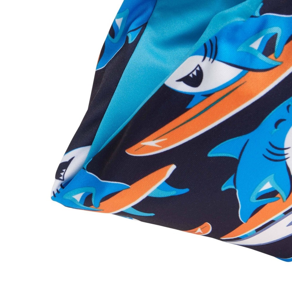 slide 3 of 3, Speedo Kids' Fabric Inflatable Swim Armbands - Sharks, 1 ct