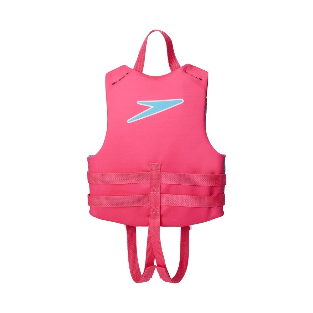 slide 2 of 3, Speedo Kid's Life Jacket Vest - Flamingo Dot Light, 1 ct