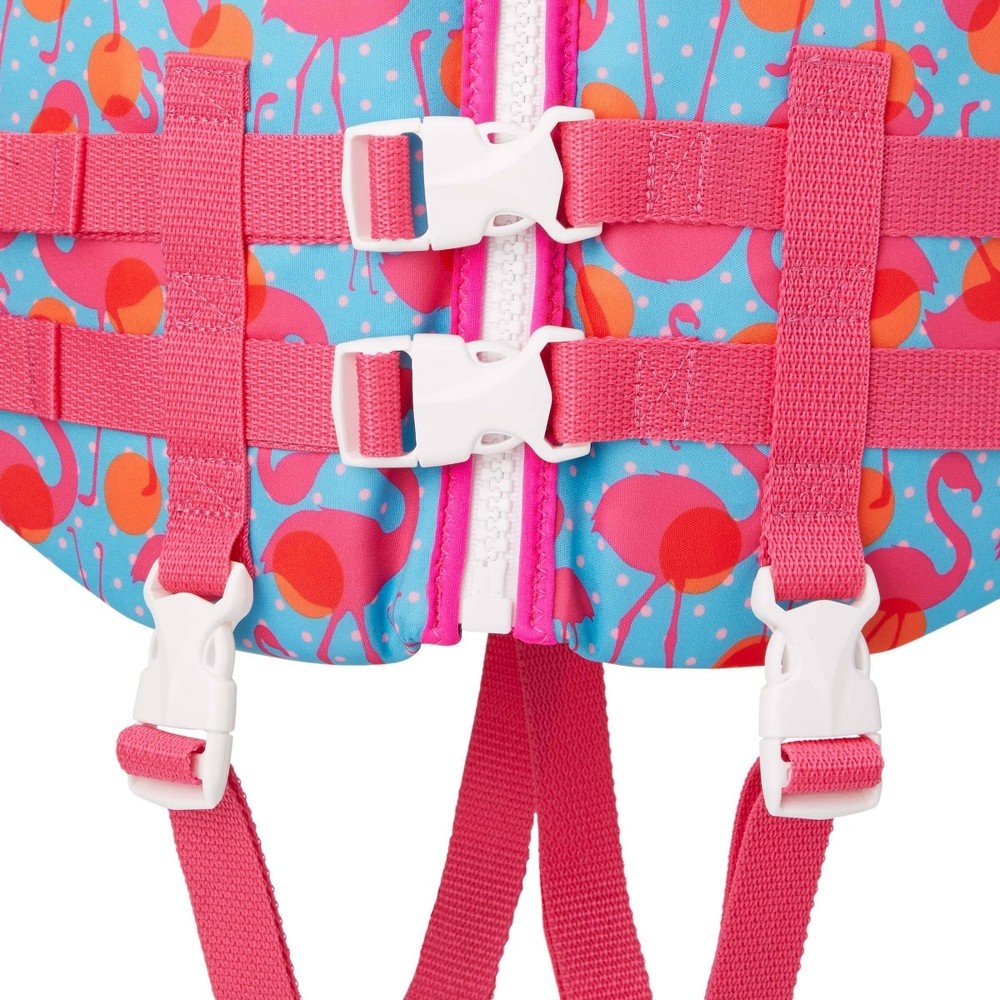 slide 3 of 3, Speedo Kid's Life Jacket Vest - Flamingo Dot Light, 1 ct