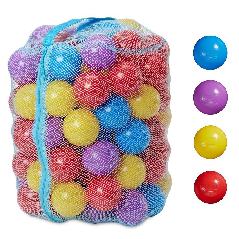 slide 1 of 5, Little Tikes Balls for Kids' with Reusable Mesh Bag - 100pcs, 100 ct