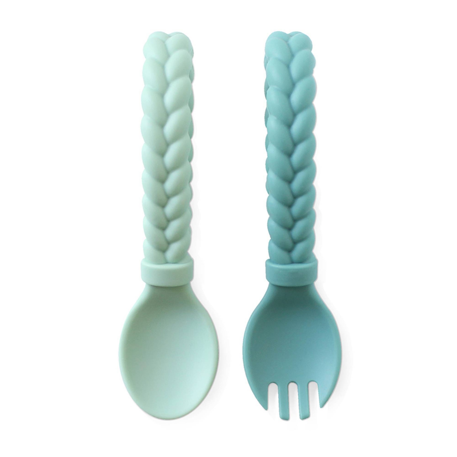 slide 1 of 3, Itzy Ritzy Sweetie Spoons - Mint, 2 ct