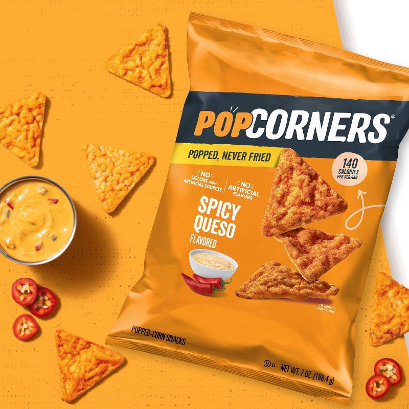 slide 6 of 7, PopCorners Spicy Queso - 7oz, 7 oz