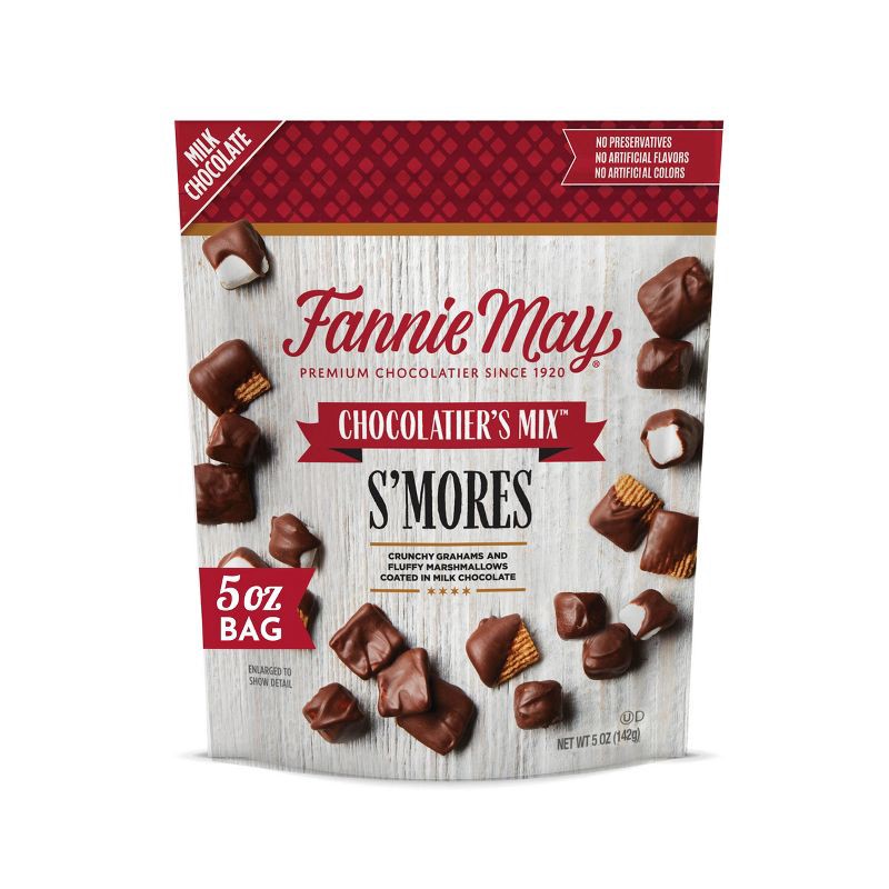 slide 1 of 8, Fannie May S'mores Candy Snack Mix - 5oz, 5 oz