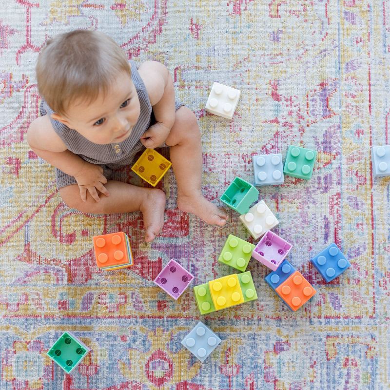 slide 8 of 9, Infantino Go gaga! Super Soft 1st Building Blocks, 1 ct