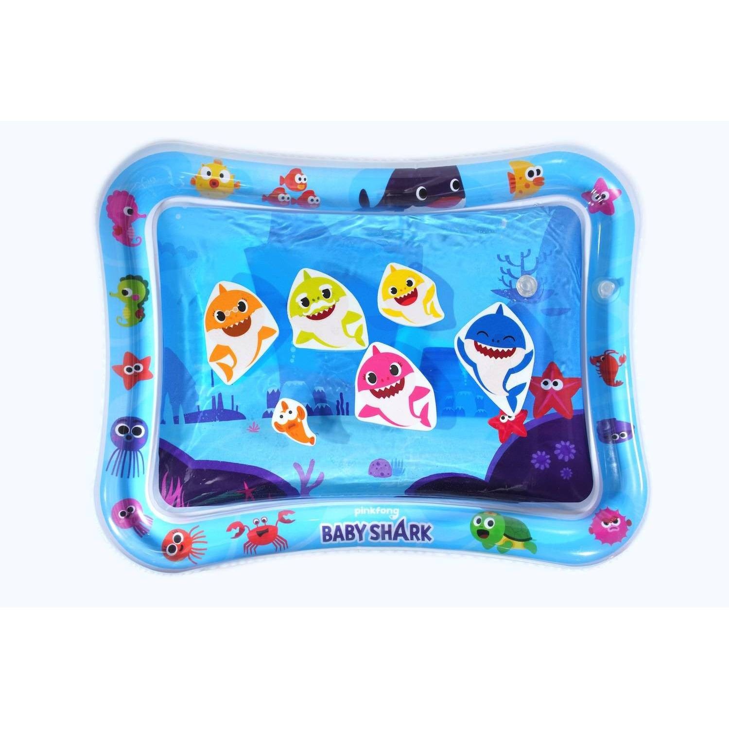 slide 1 of 1, Baby Shark Tummy Time Water Play Mat, 1 ct