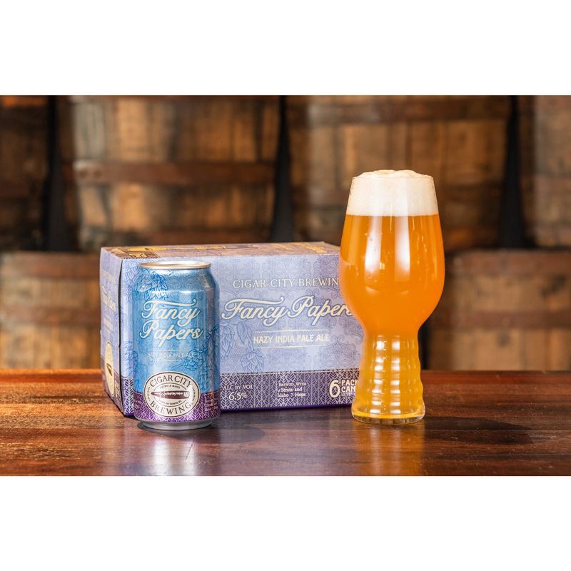 slide 3 of 6, Cigar City Brewing Cigar City Fancy Papers Hazy IPA Beer - 6pk/12 fl oz Cans, 6 ct; 12 fl oz