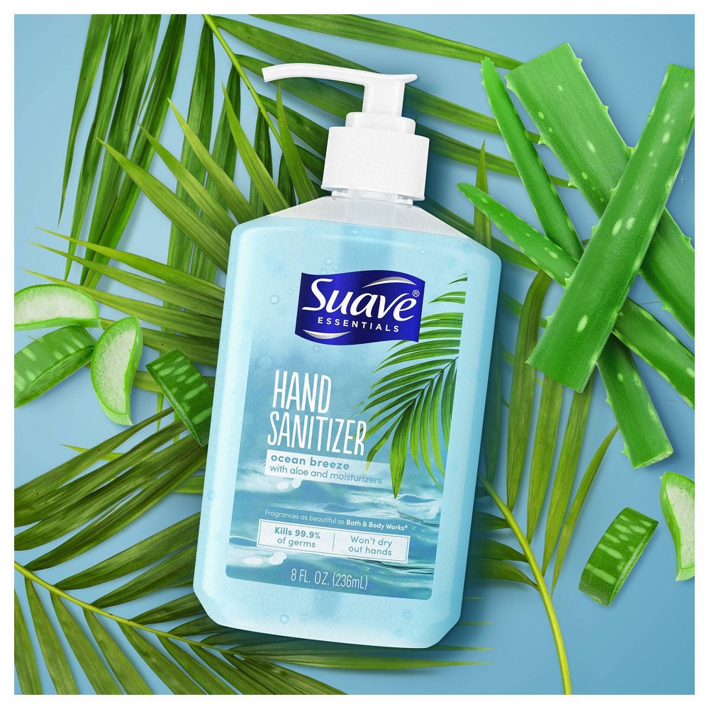 slide 4 of 6, Suave Ocean Breeze Hand Sanitizer Aloe, 8 oz