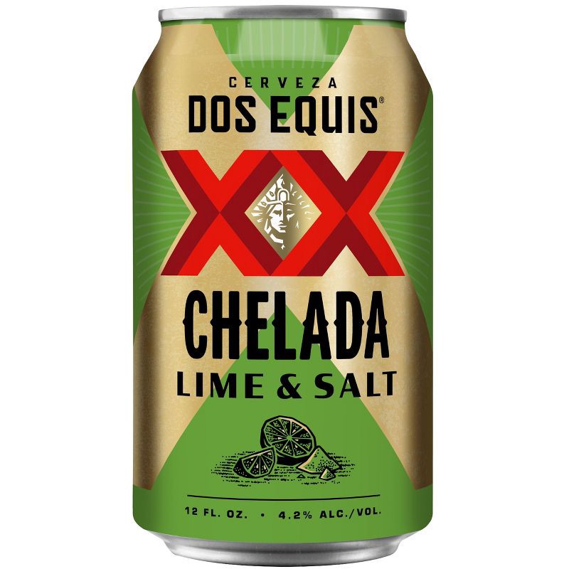 slide 3 of 10, Dos Equis Lime & Salt Lager Mexican Lager Beer - 6pk/12 fl oz Cans, 6 ct; 12 fl oz