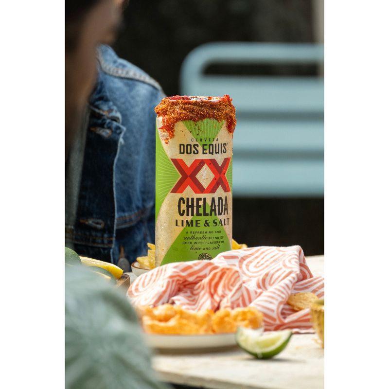 slide 2 of 10, Dos Equis Lime & Salt Lager Mexican Lager Beer - 6pk/12 fl oz Cans, 6 ct; 12 fl oz