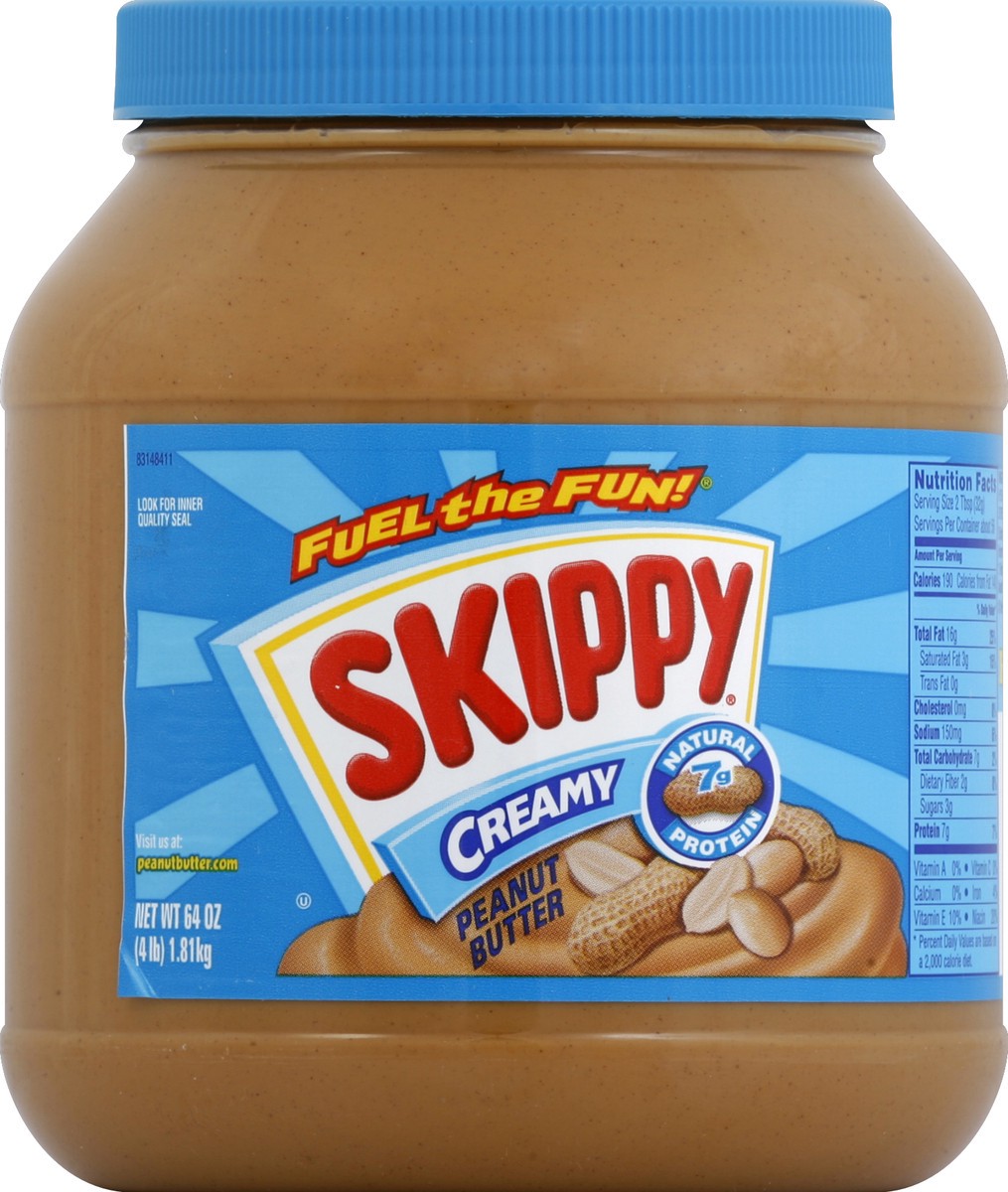 slide 2 of 2, Skippy Peanut Butter 64 oz, 64 oz