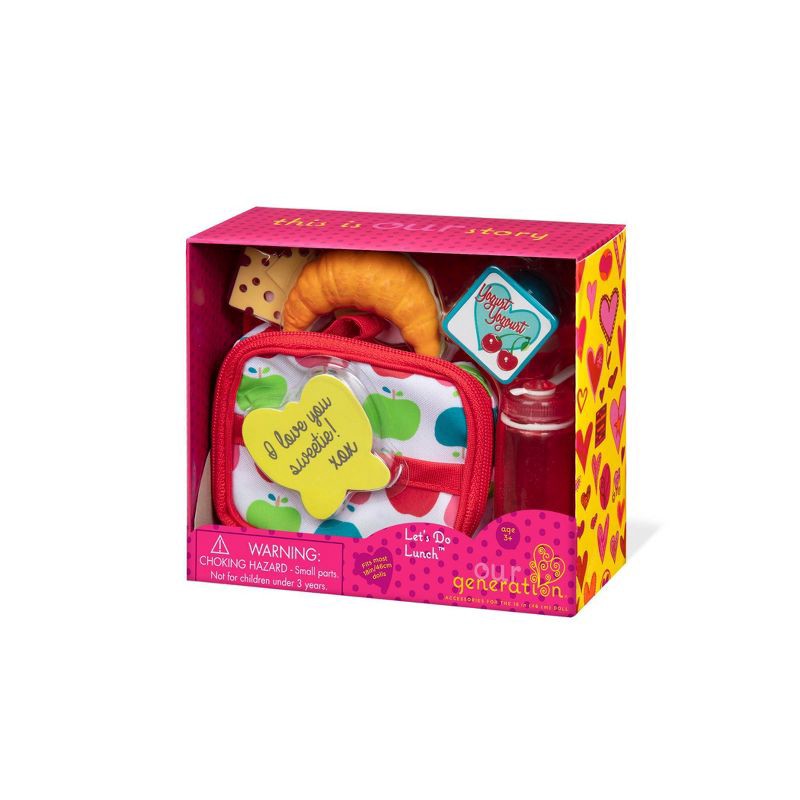 Our Generation Lunch Box Set for 18 Dolls - Let's Do Lunch