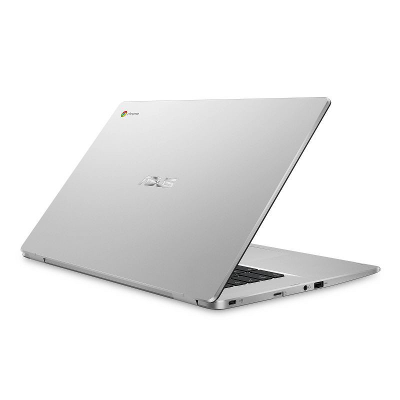 slide 5 of 6, ASUS 15.6" Chromebook Laptop - Intel Processor - 4GB RAM - 64GB Storage - Silver (C523NA-TH44F), 1 ct