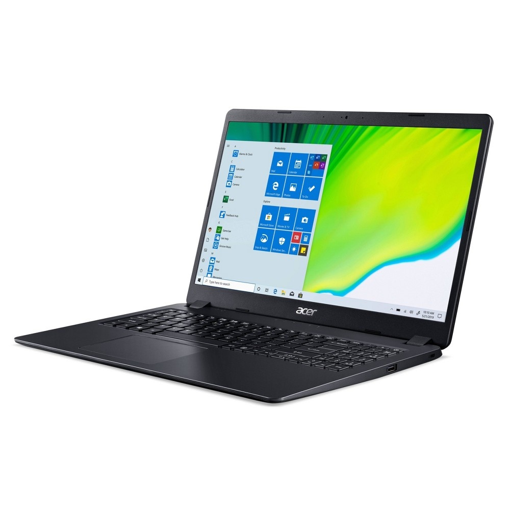 slide 2 of 7, Acer 15.6" Windows 10 Home Laptop, 8GB Memory, 256 SSD Storage, Intel Core i5 10th Gen Processor, Black (A315-56-53E3), 1 ct