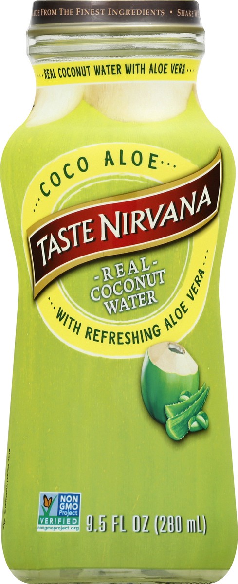 slide 12 of 13, Taste Nirvana Aloe Coco Juice 100%, 9.5 fl oz