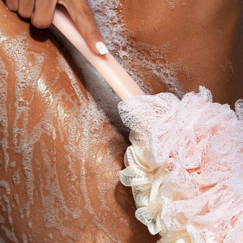 slide 3 of 5, EcoTools 2-in-1 Ecopouf Bath Brush, 1 ct