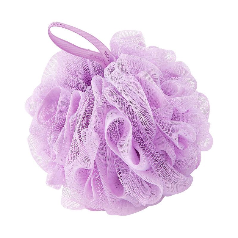 slide 2 of 5, EcoTools Delicate EcoPouf Loofah - Purple, 1 ct