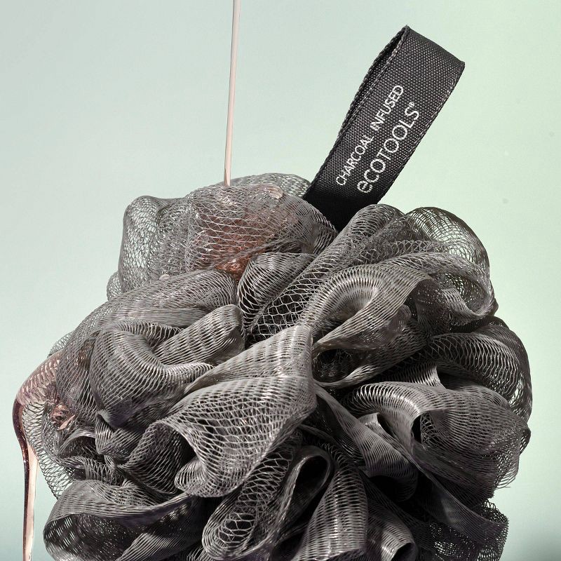 slide 6 of 7, EcoTools Charcoal EcoPouf Loofah, 1 ct