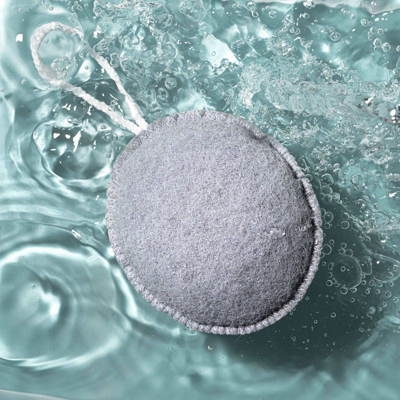 slide 3 of 5, EcoTools Charcoal Exfoliating Puff, 1 ct