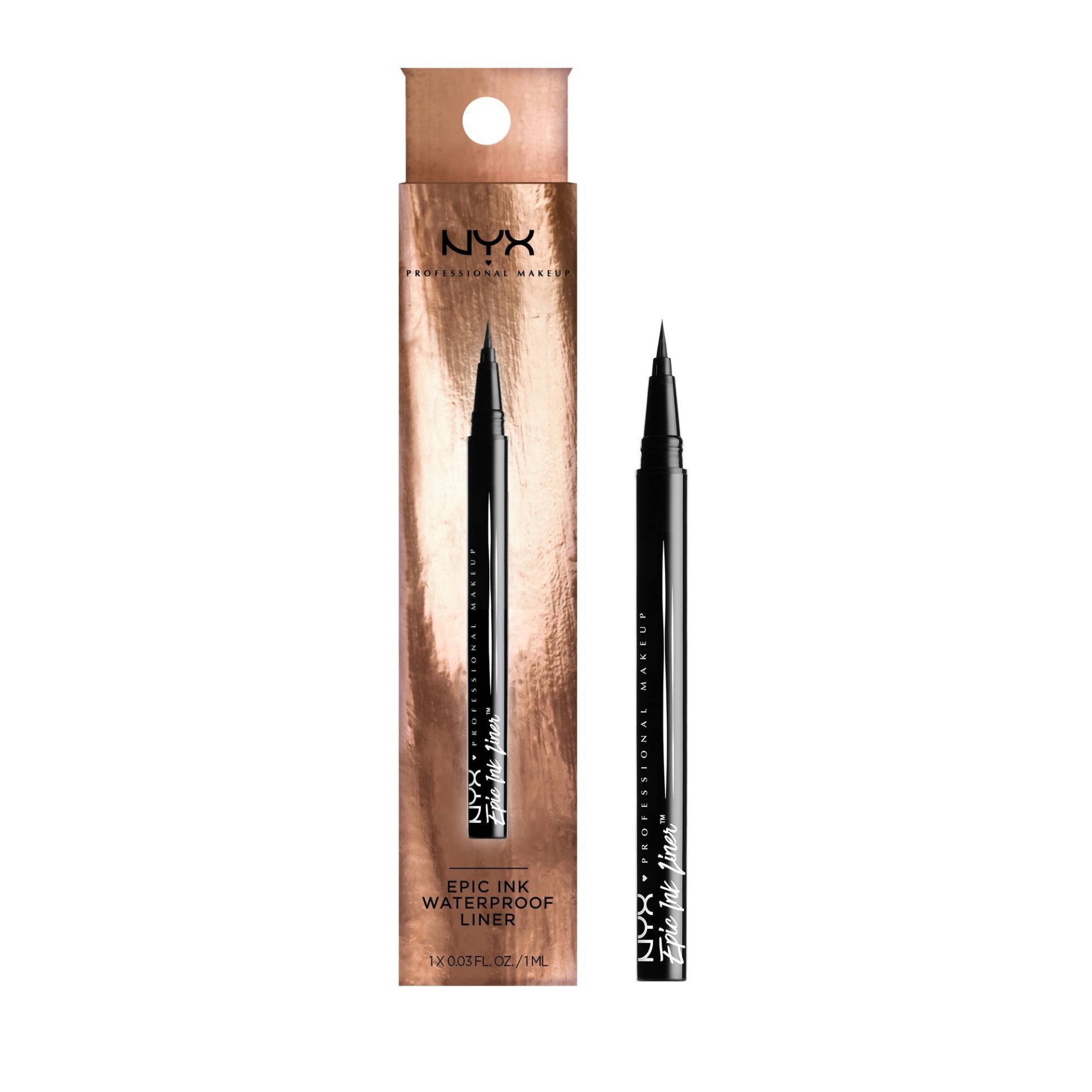 slide 1 of 5, NYX Professional Makeup Holiday Epic Ink Waterproof Liner, 0.03 fl oz