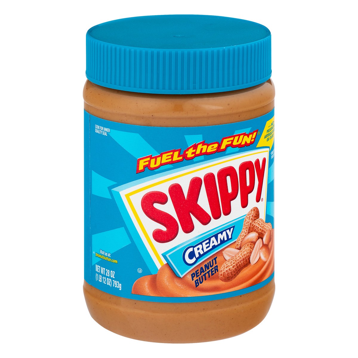 slide 4 of 12, Skippy Creamy Peanut Butter 28 oz, 28 oz