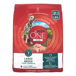Purina ONE SmartBlend Large Breed Puppy Natural Chicken Flavor Dry Dog Food - 31.1lbs